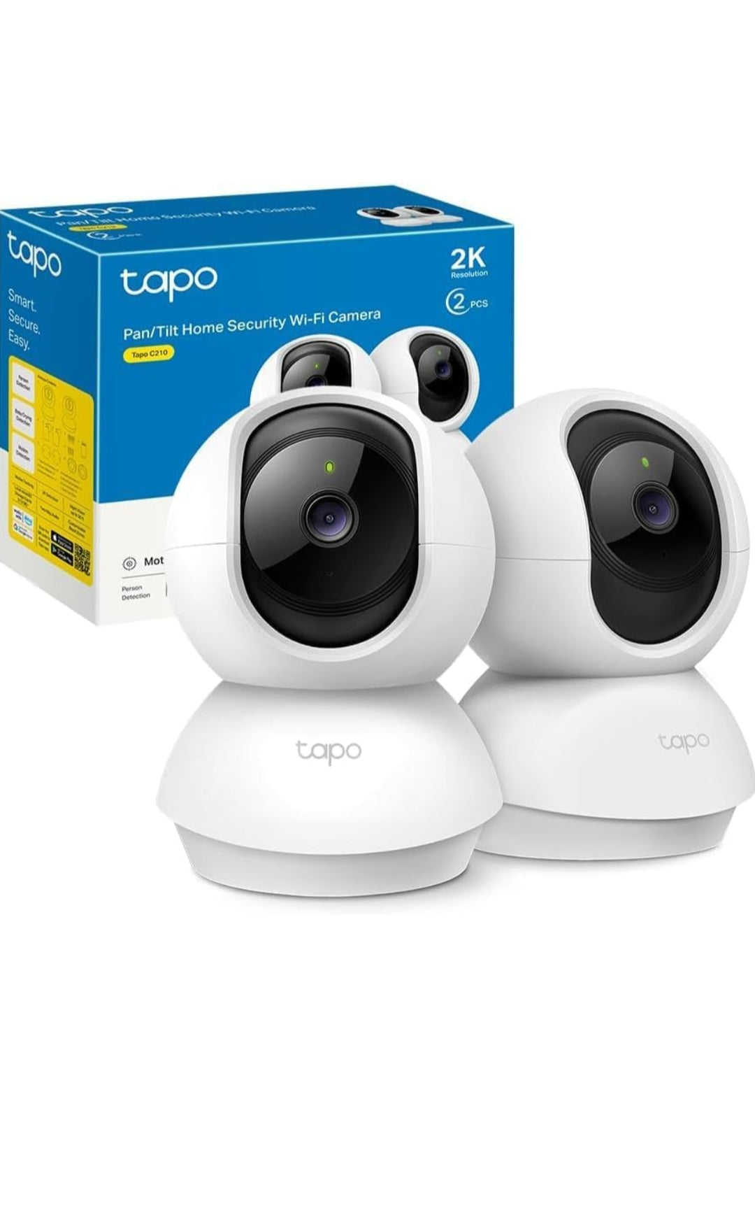 Caméra Intérieure 2K avec Détection Intelligente