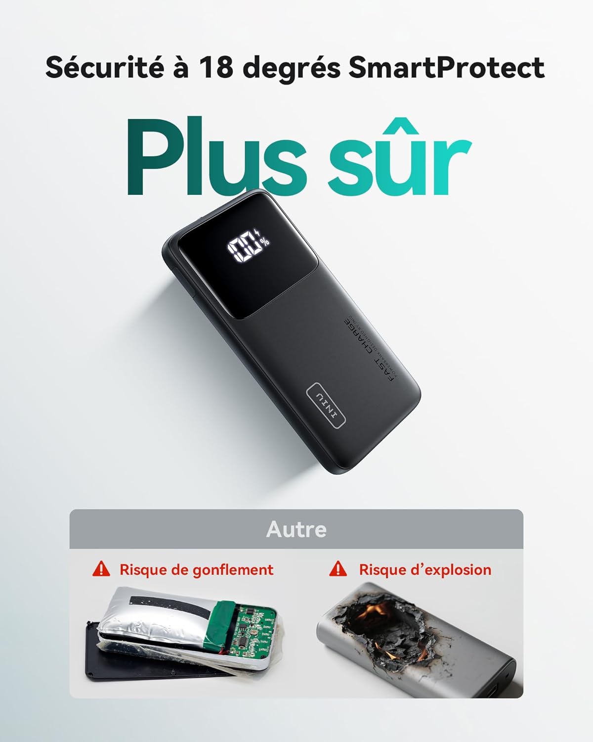 Chargeur Portable Rapide 10000mAh