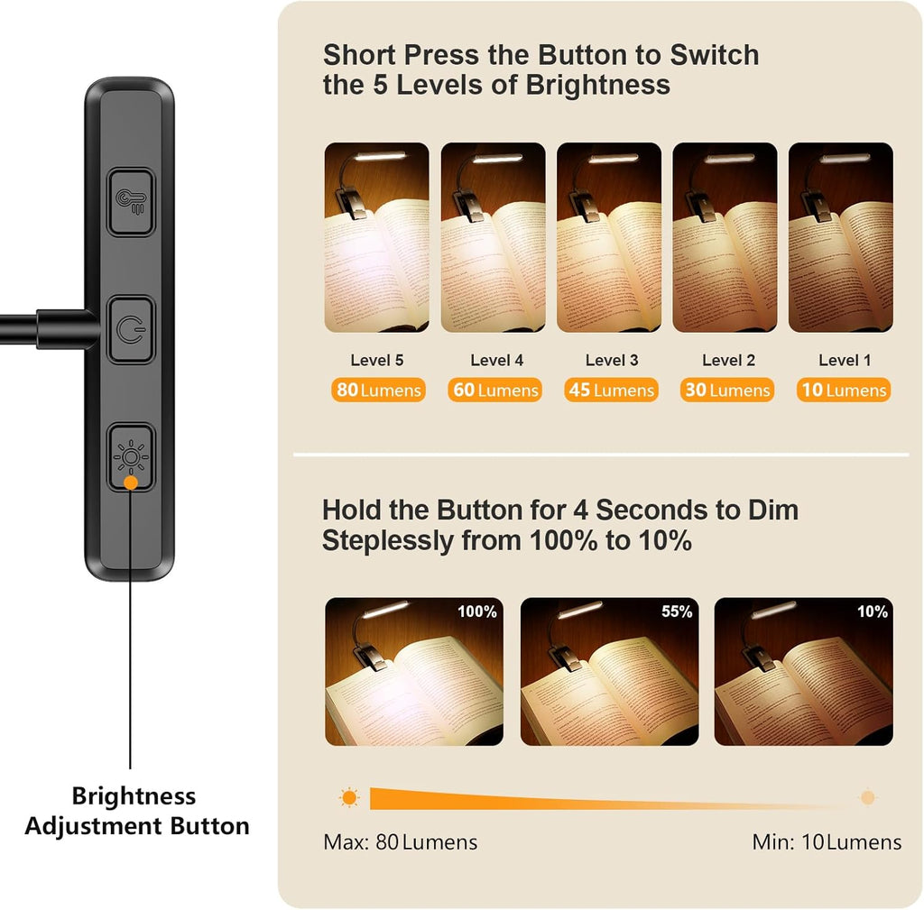 Lampe de Lecture Réglable LED 360°