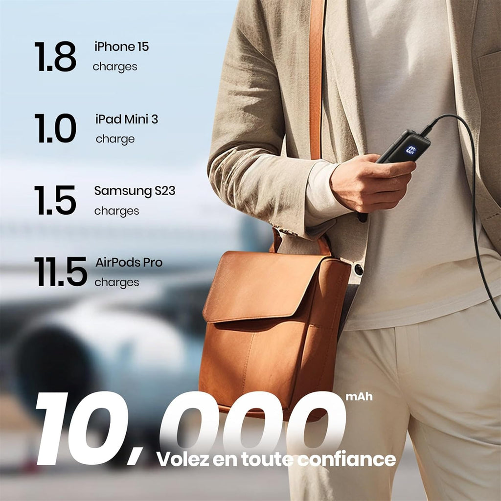 Chargeur Portable Rapide 10000mAh