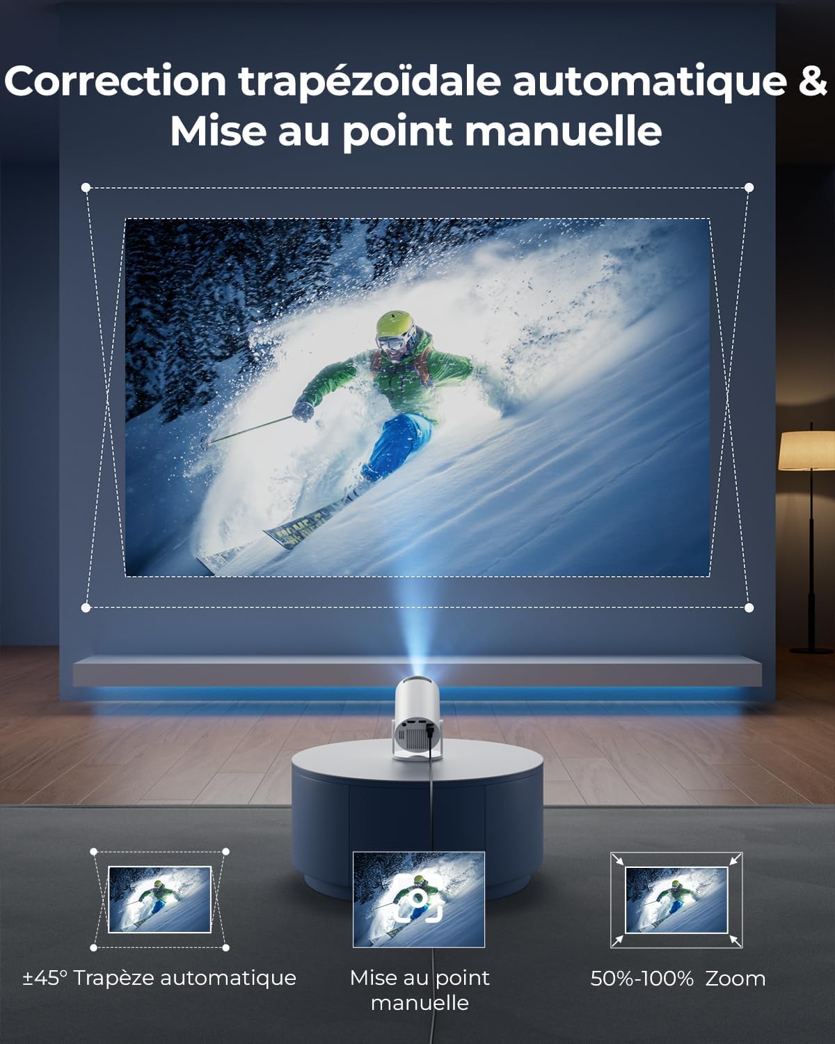 Vidéoprojecteur Portable 4K Émotions Partagées