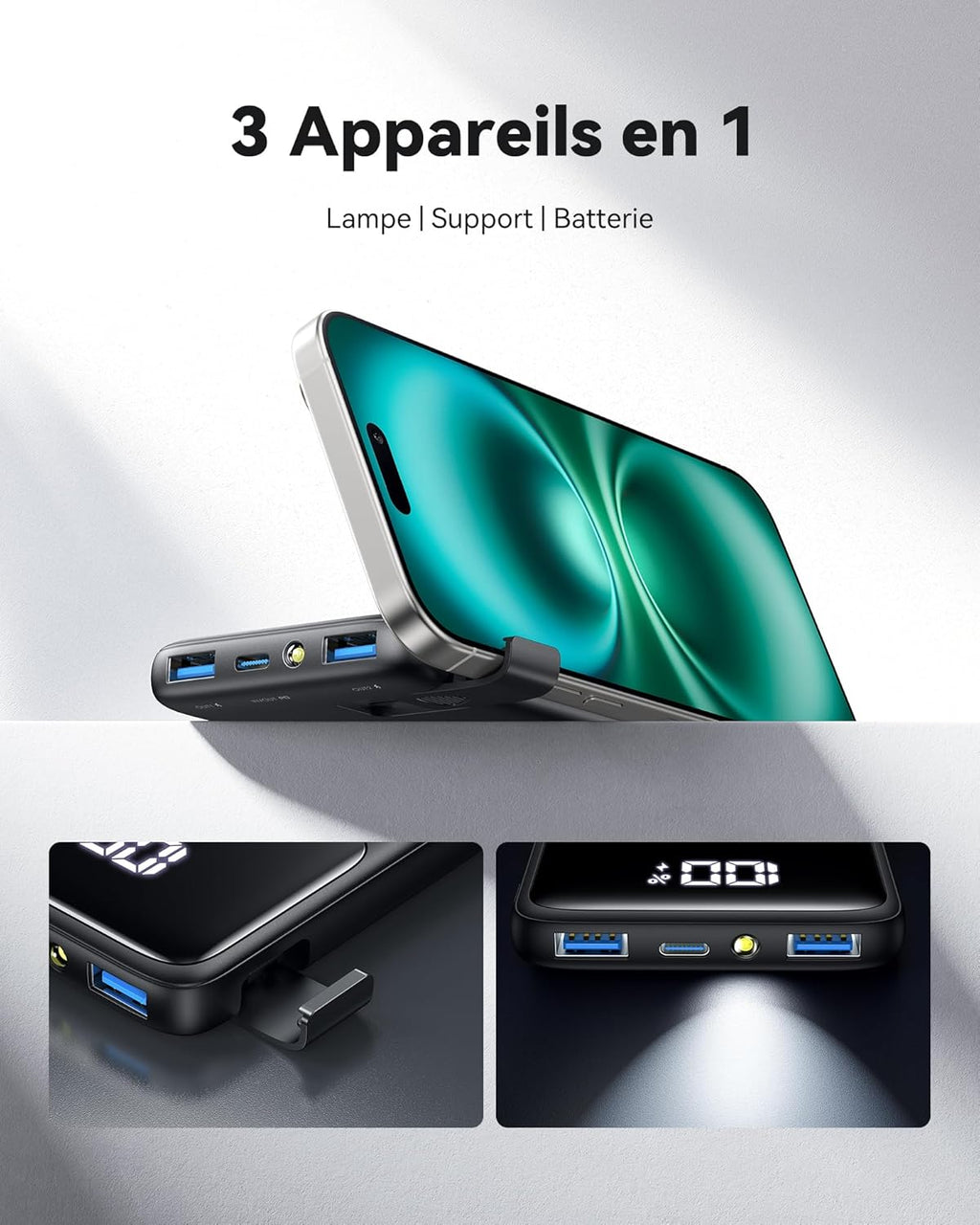 Chargeur Portable Rapide 10000mAh